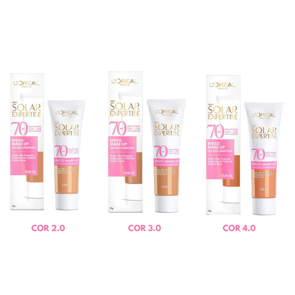 L'Oréal Expertise Efeito Make-Up FPS 70 30ml
