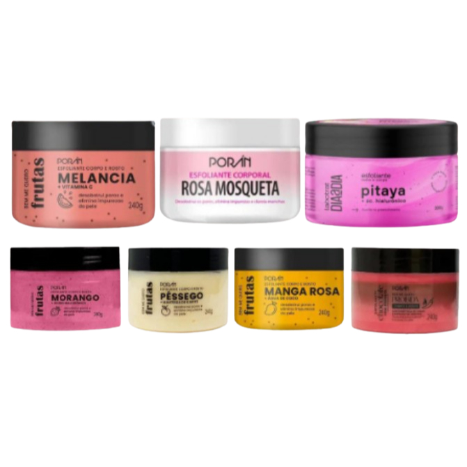Poran Esfoliante Corporal 240g Fragrância Suave